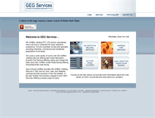 Tablet Screenshot of gegservices.com.au